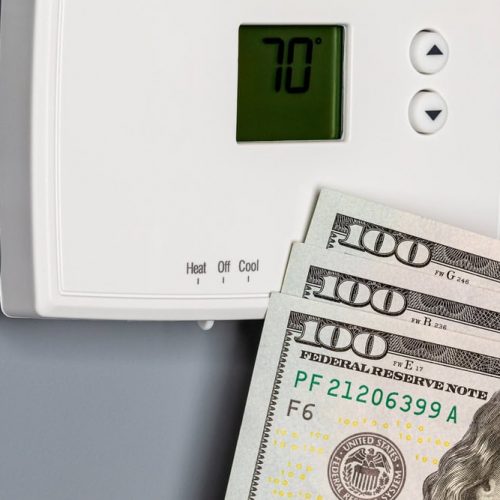 Thermostat,For,Home,Furnace,And,Air,Conditioner.,Utility,Bill,Savings,
