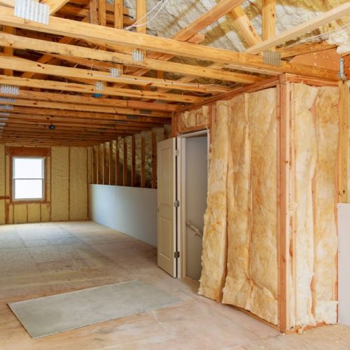 empty home preparing for insulation installation and replacement by AVID Energy Solutions